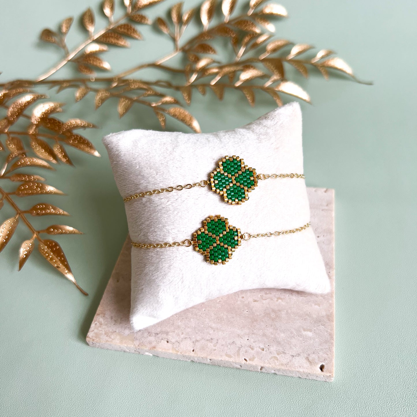 Four Leaf Clover Miyuki Bracelet
