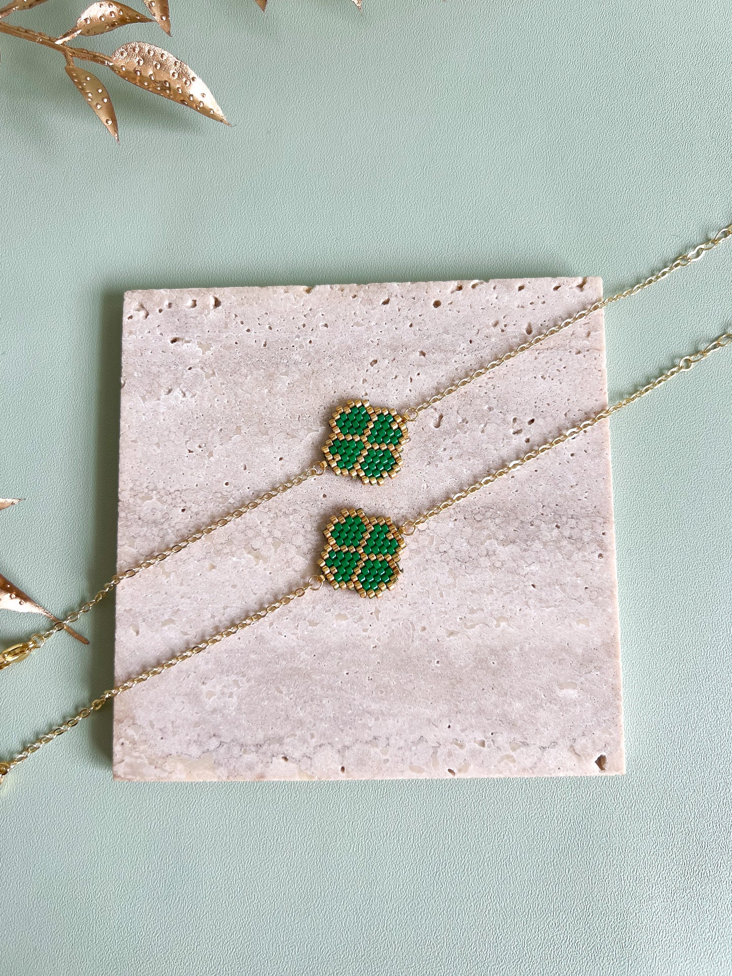 Four Leaf Clover Miyuki Bracelet