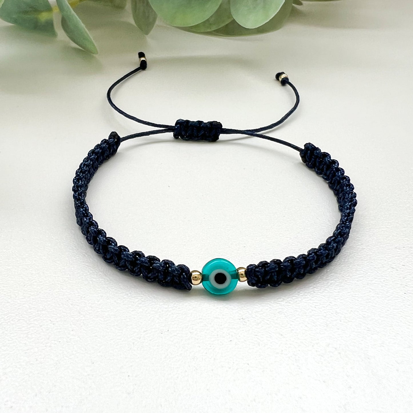 Evil Eye Macrame Bracelet