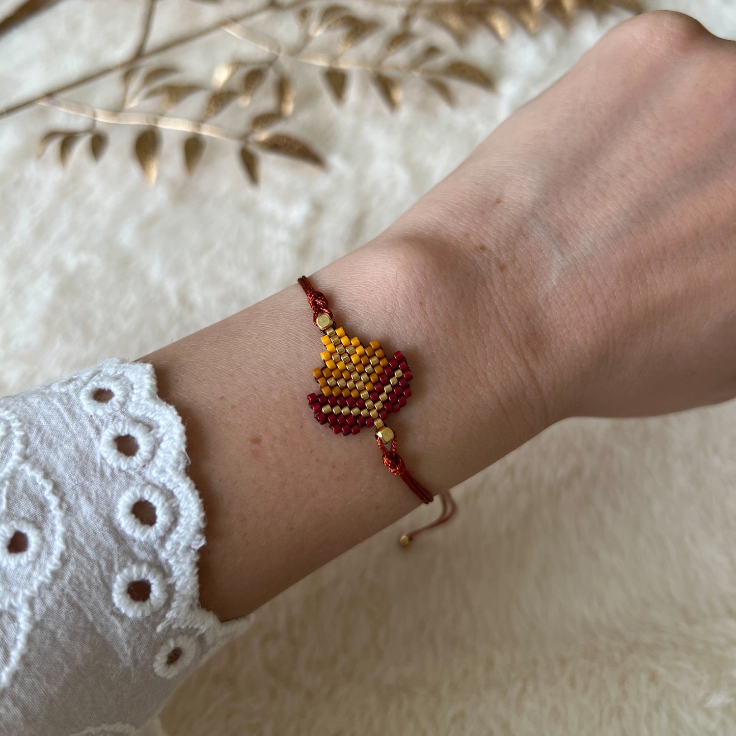 Leaf Miyuki Bracelet