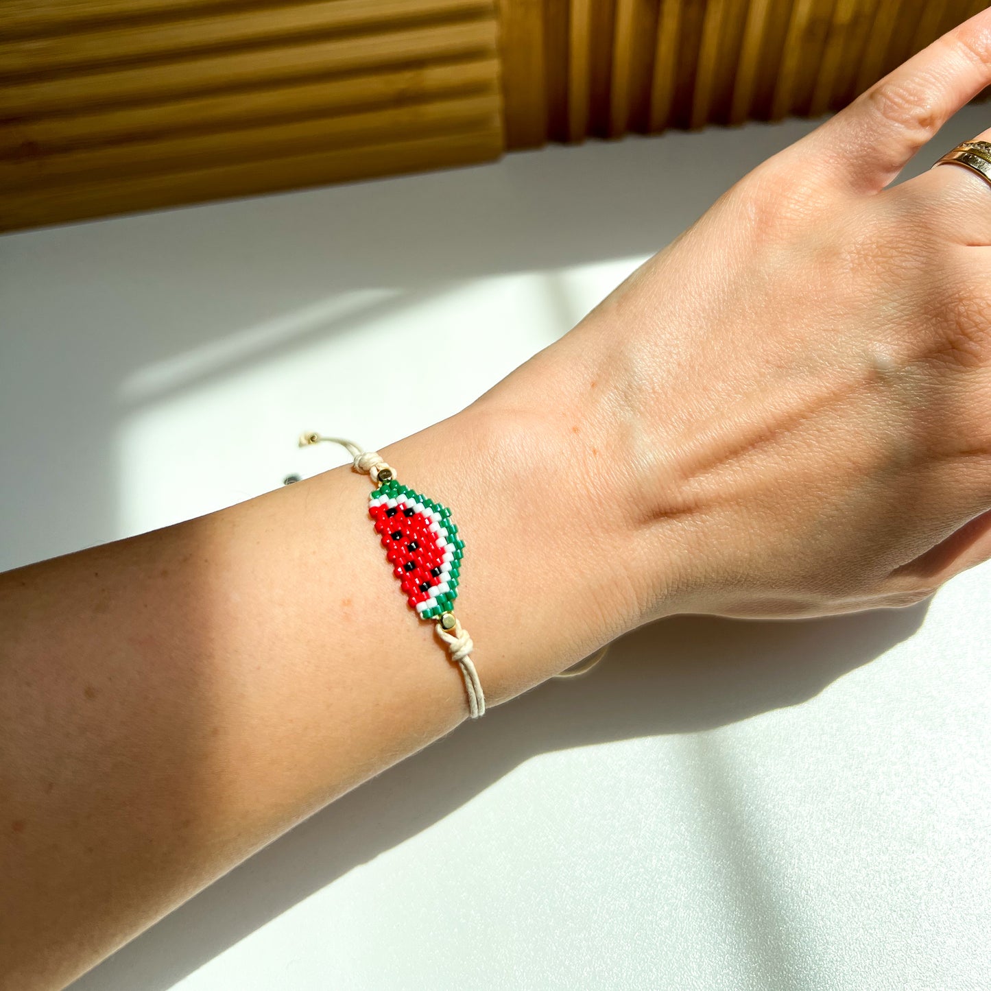 Watermelon Miyuki Bracelet