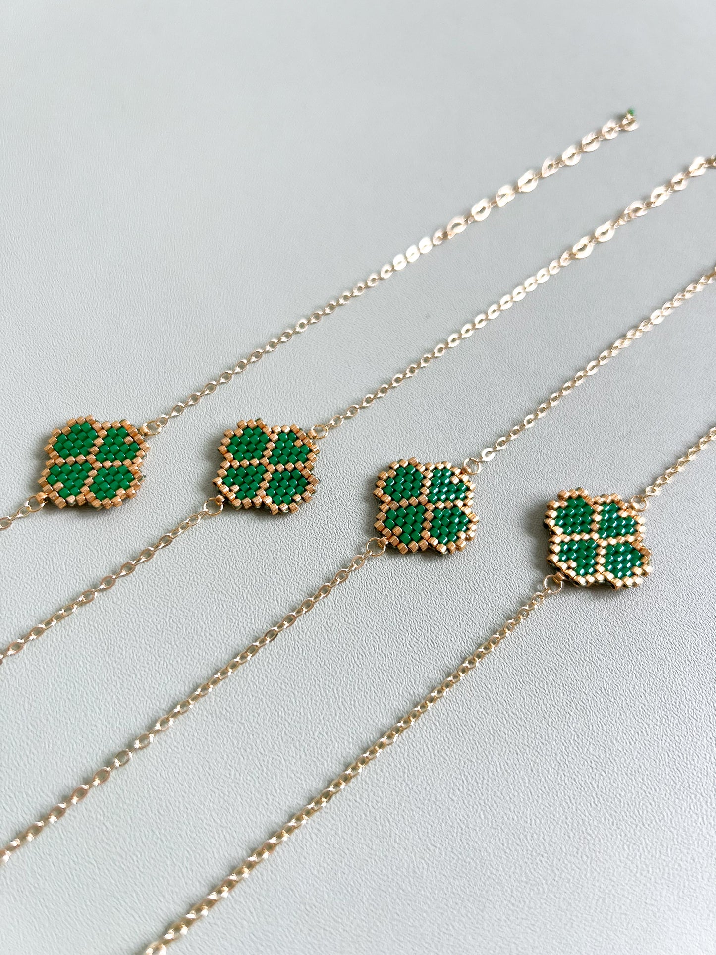 Four Leaf Clover Miyuki Bracelet