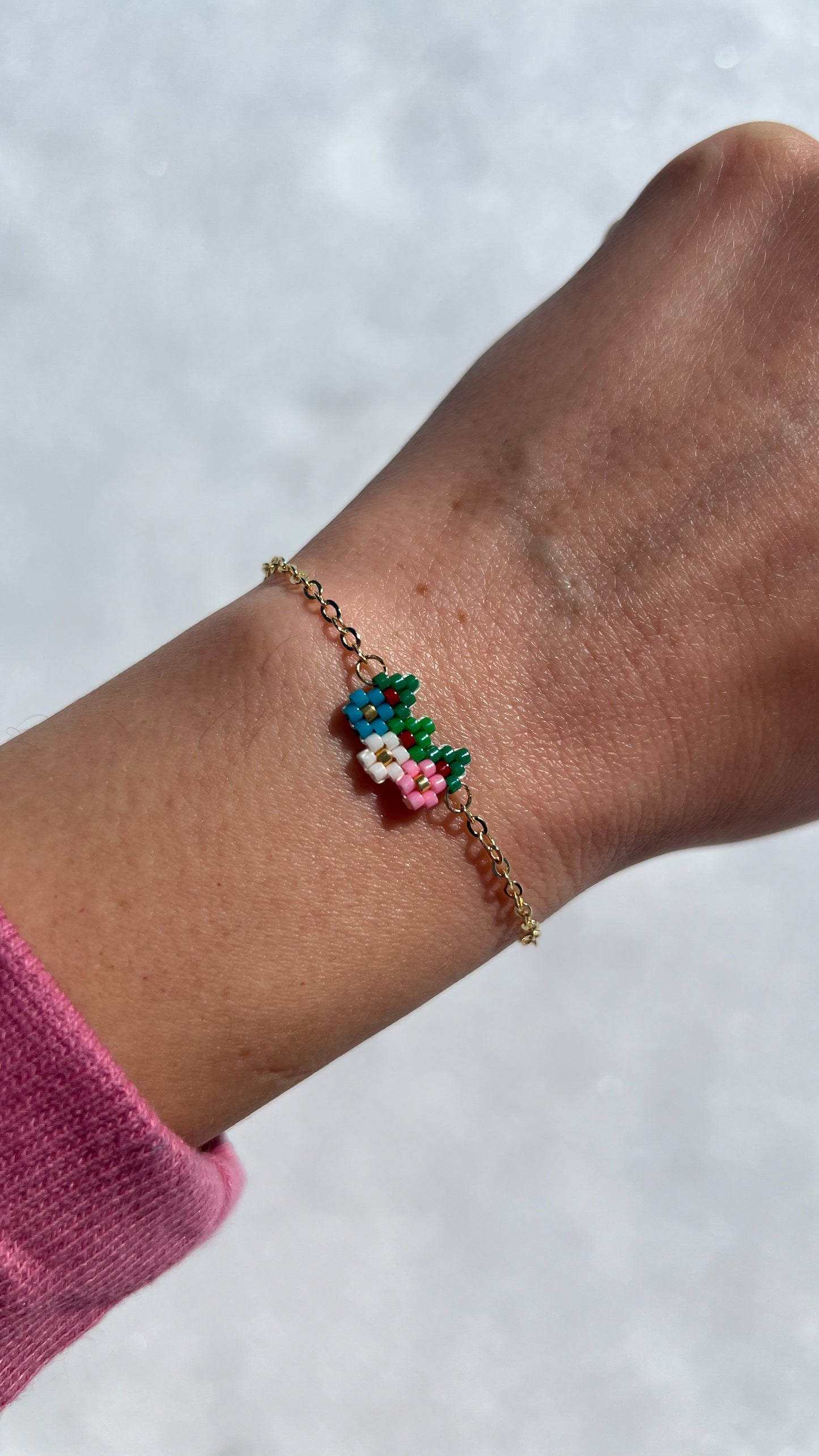 Minimalist Miyuki Flowers Bracelet