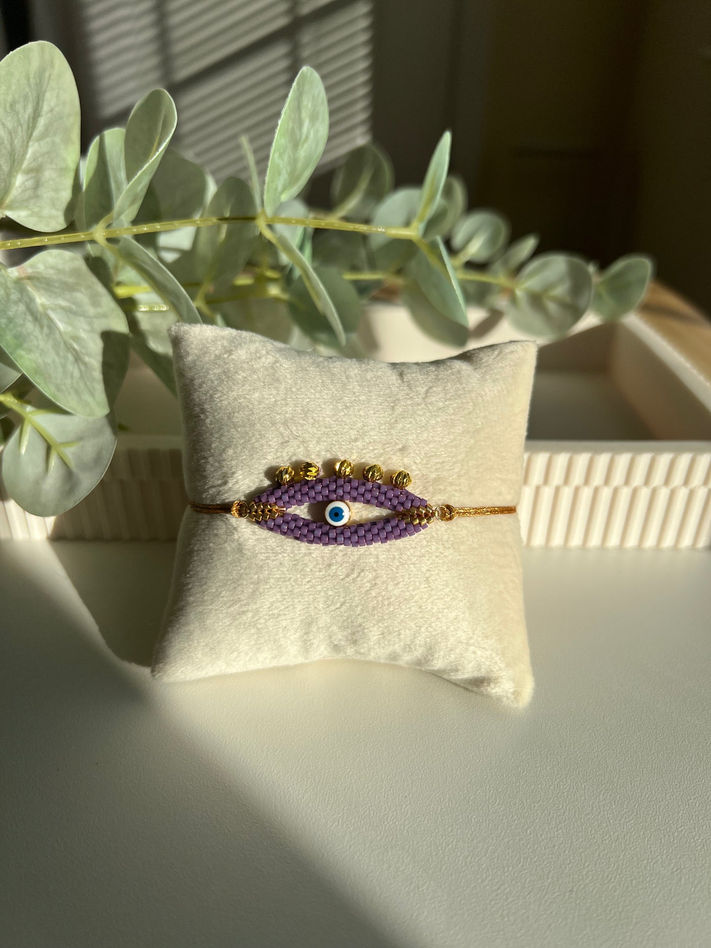 3D Miyuki Evil Eye Bracelet