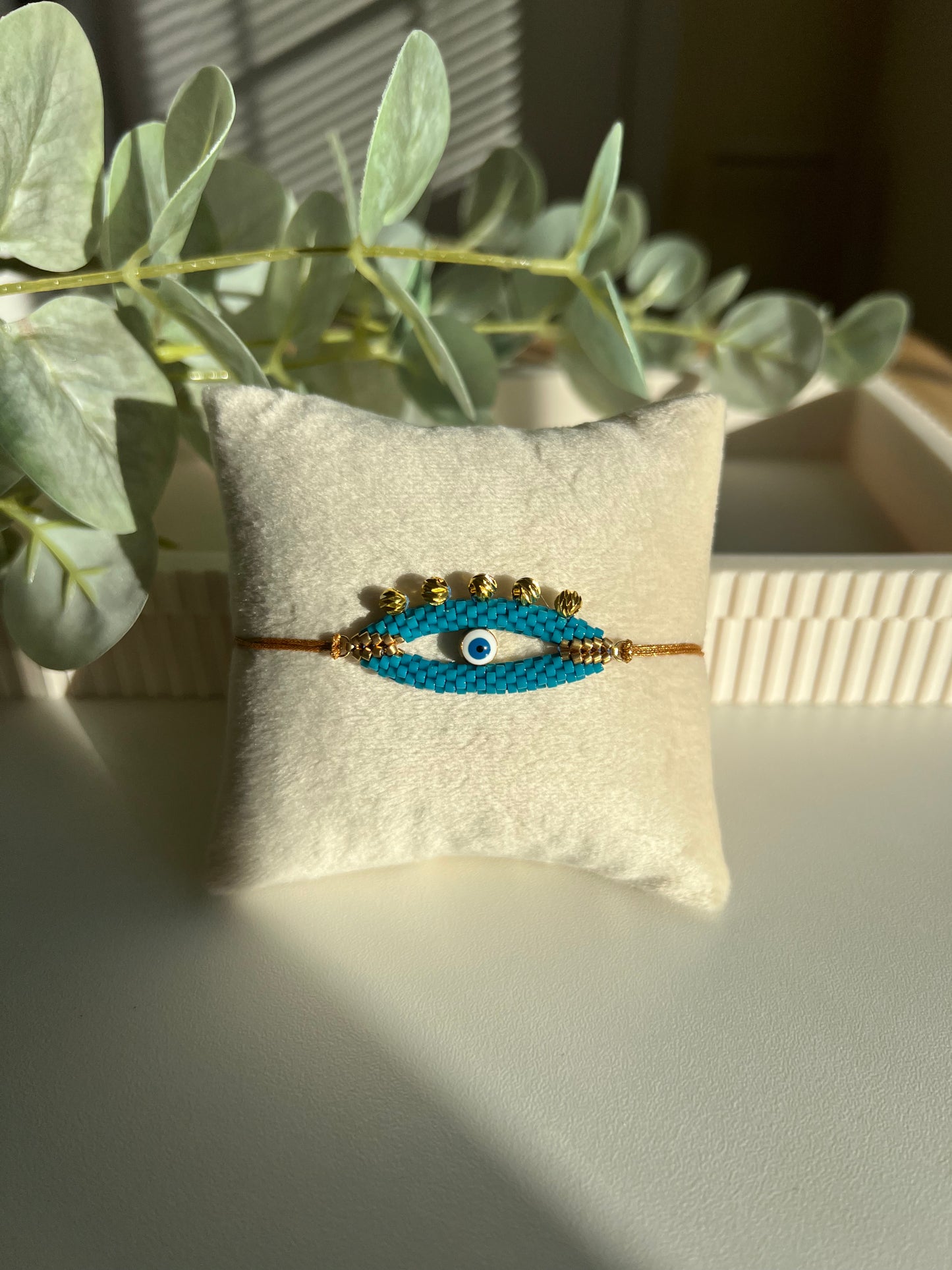3D Miyuki Evil Eye Bracelet