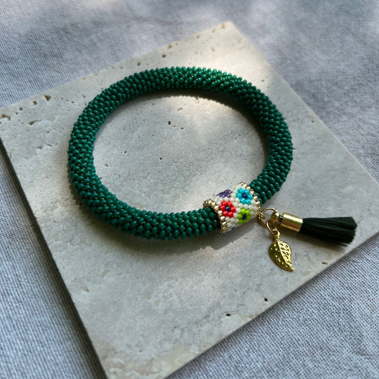 Beaded Crochet Bohemian Bracelet
