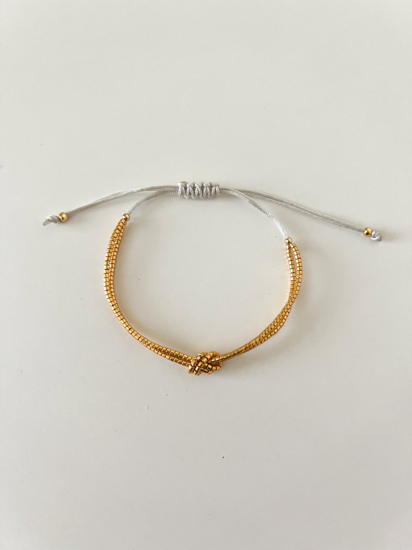 Gold Knot Miyuki Bracelet