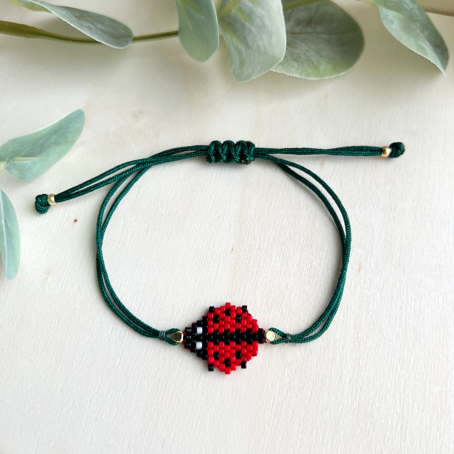 Ladybird Miyuki Bracelet