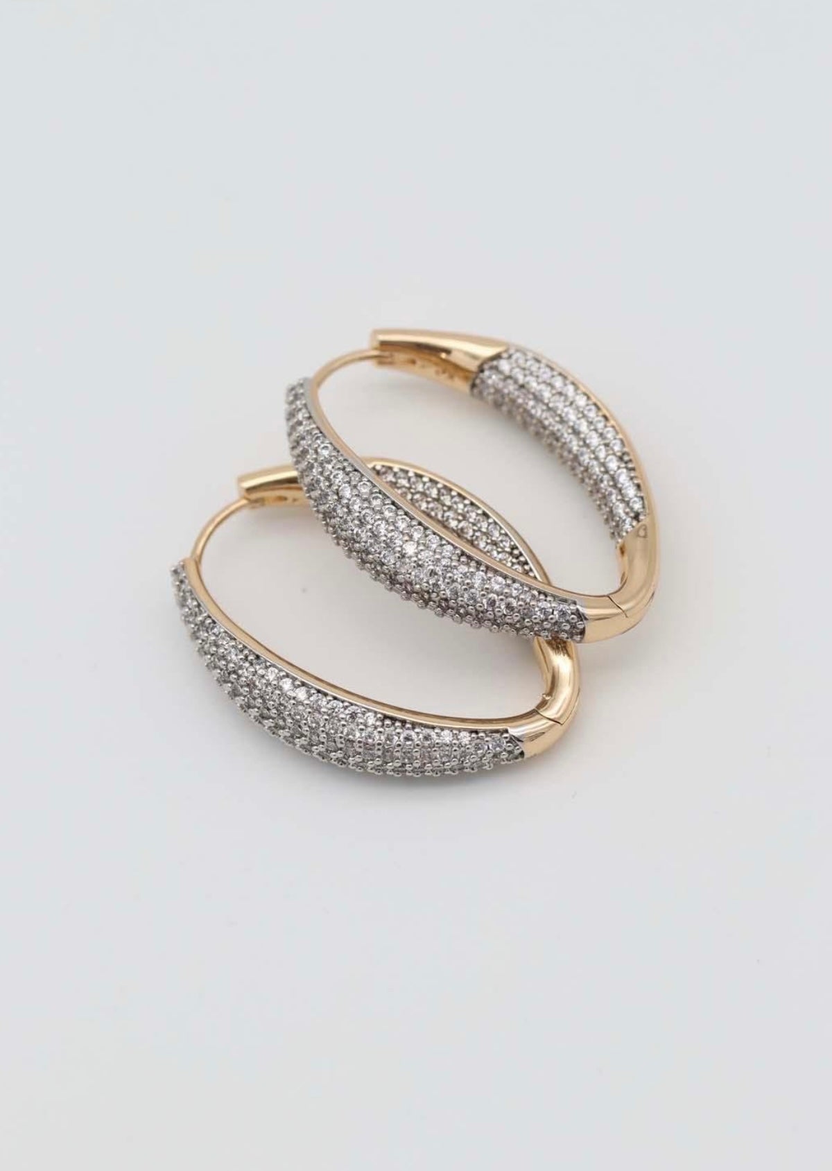 Ovale Maxi Hoop Earrings