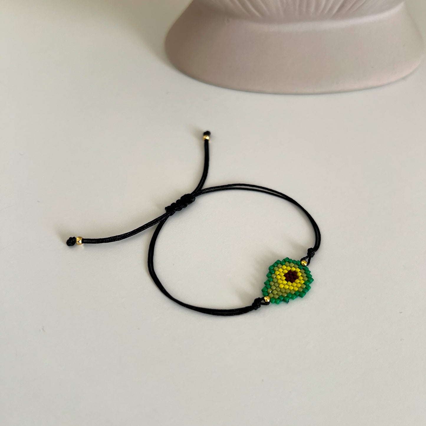 Avocado Miyuki Bracelet