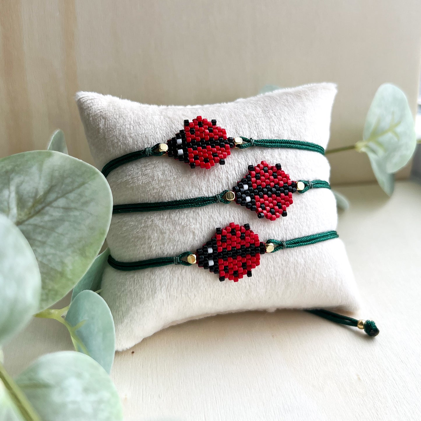 Ladybird Miyuki Bracelet