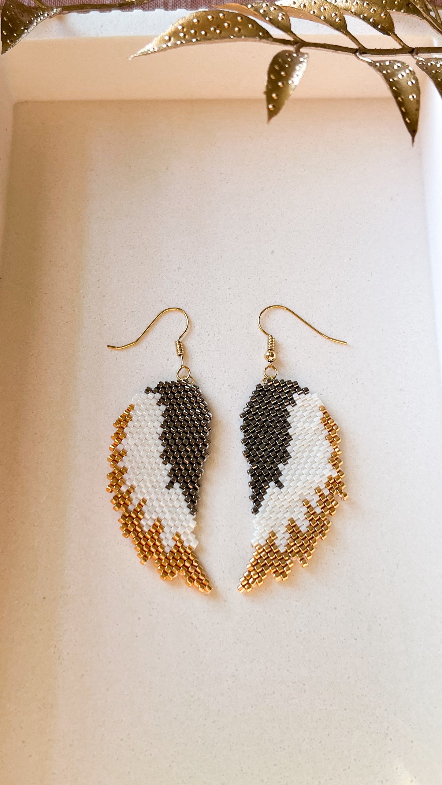 Angel Wings Miyuki Earrings