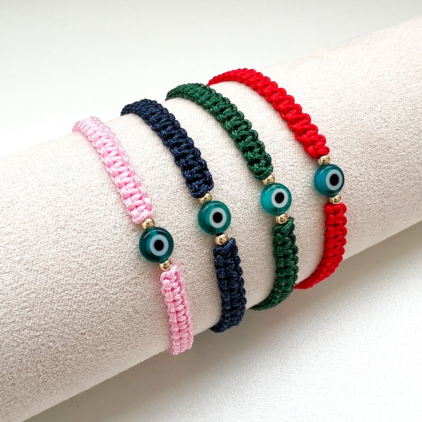 Evil Eye Macrame Bracelet