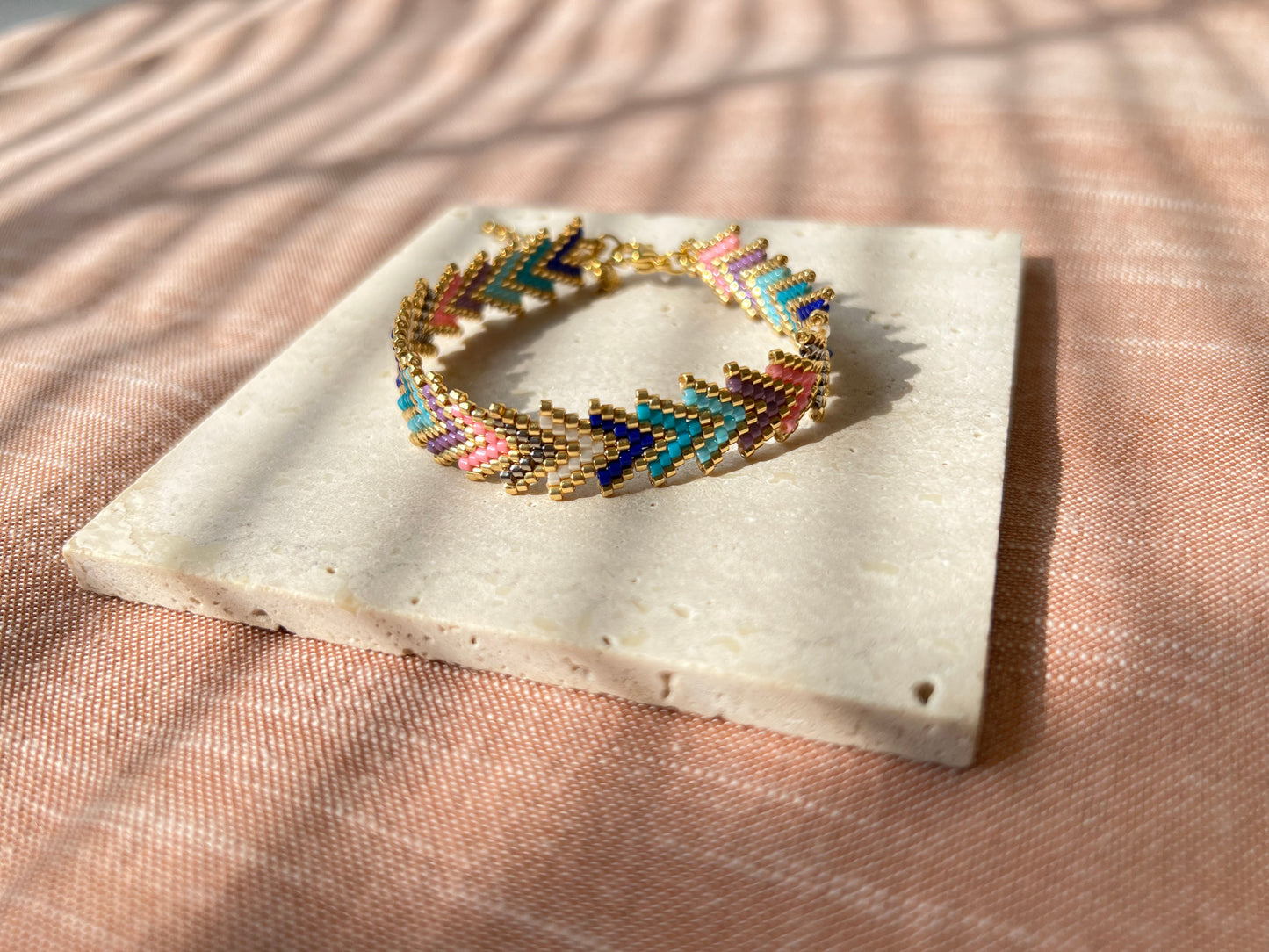 Miyuki zigzag bracelet